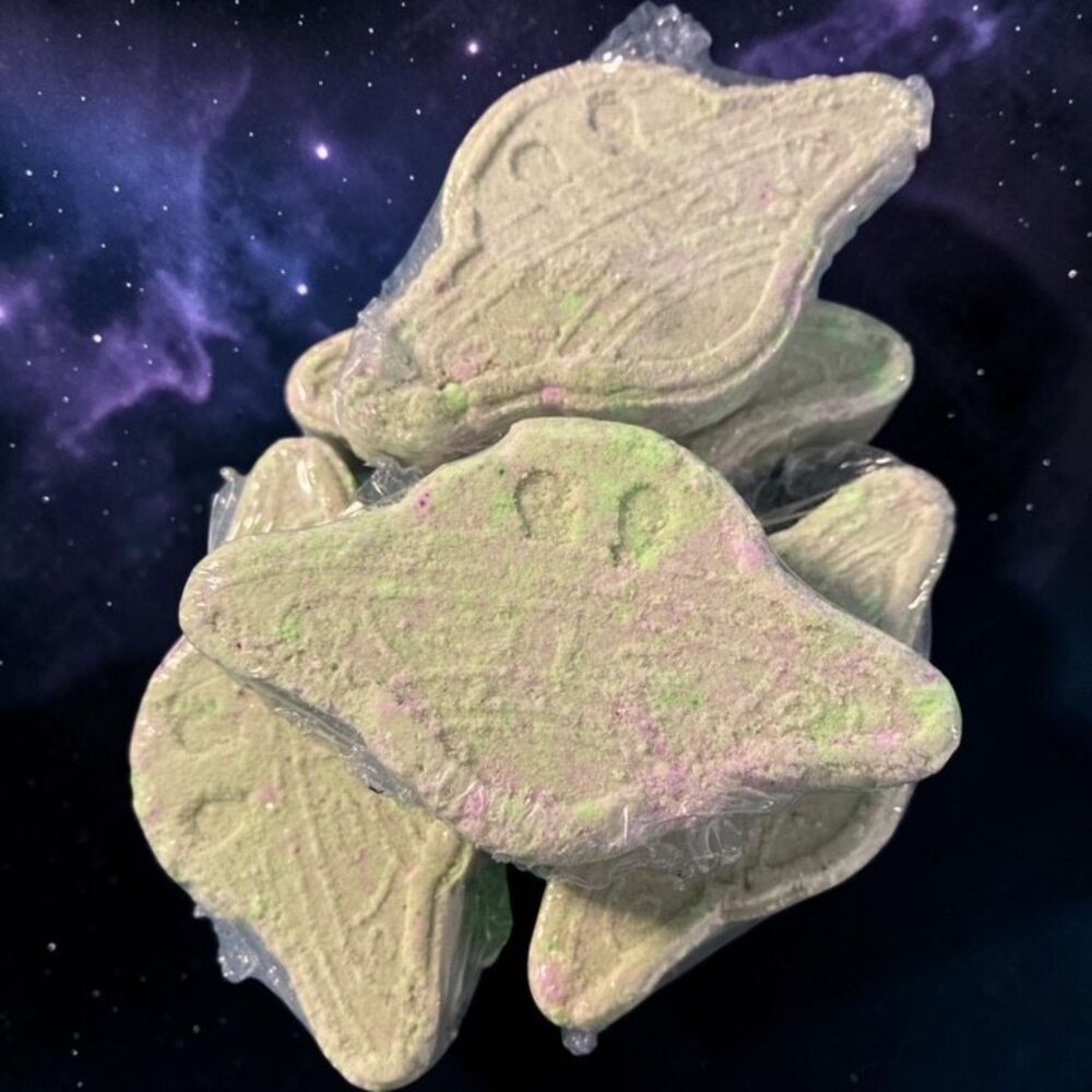 Handcrafted Alien Spaceship Bath Bombs | Love Spell Scented | 1.5 oz | 3 for $10